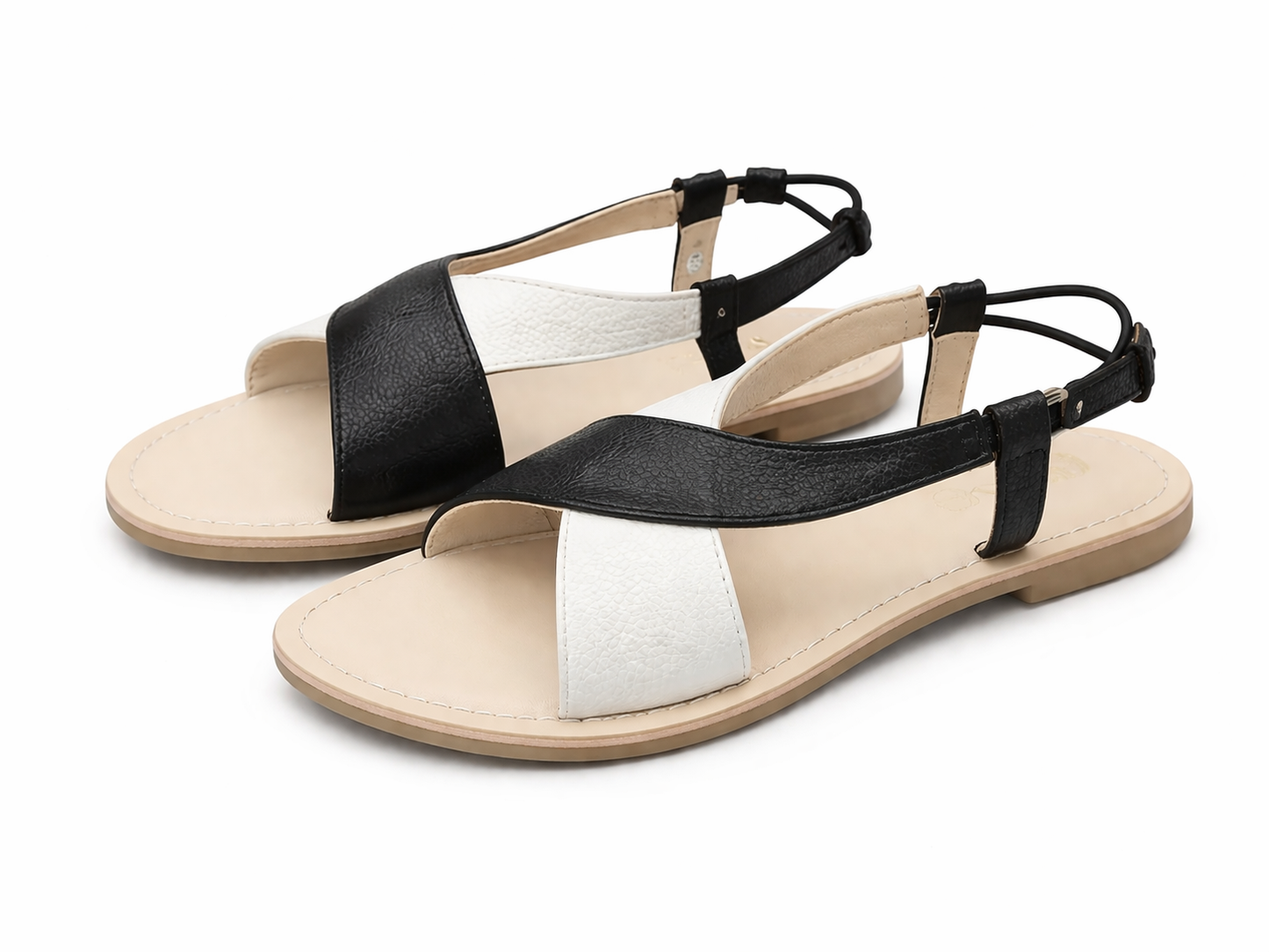 TOTOES Classic Contrast Flat Sandals