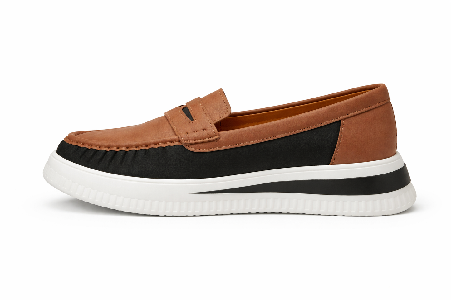 TOTOES Dual Tone Comfort Loafers