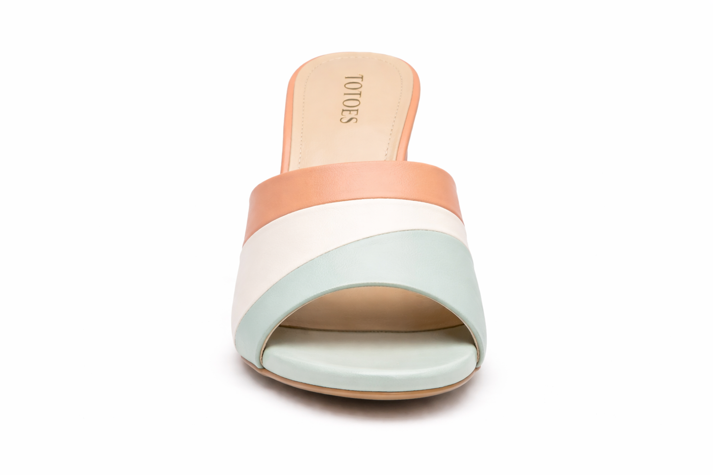 TOTOES Pastel Block Heel Mules