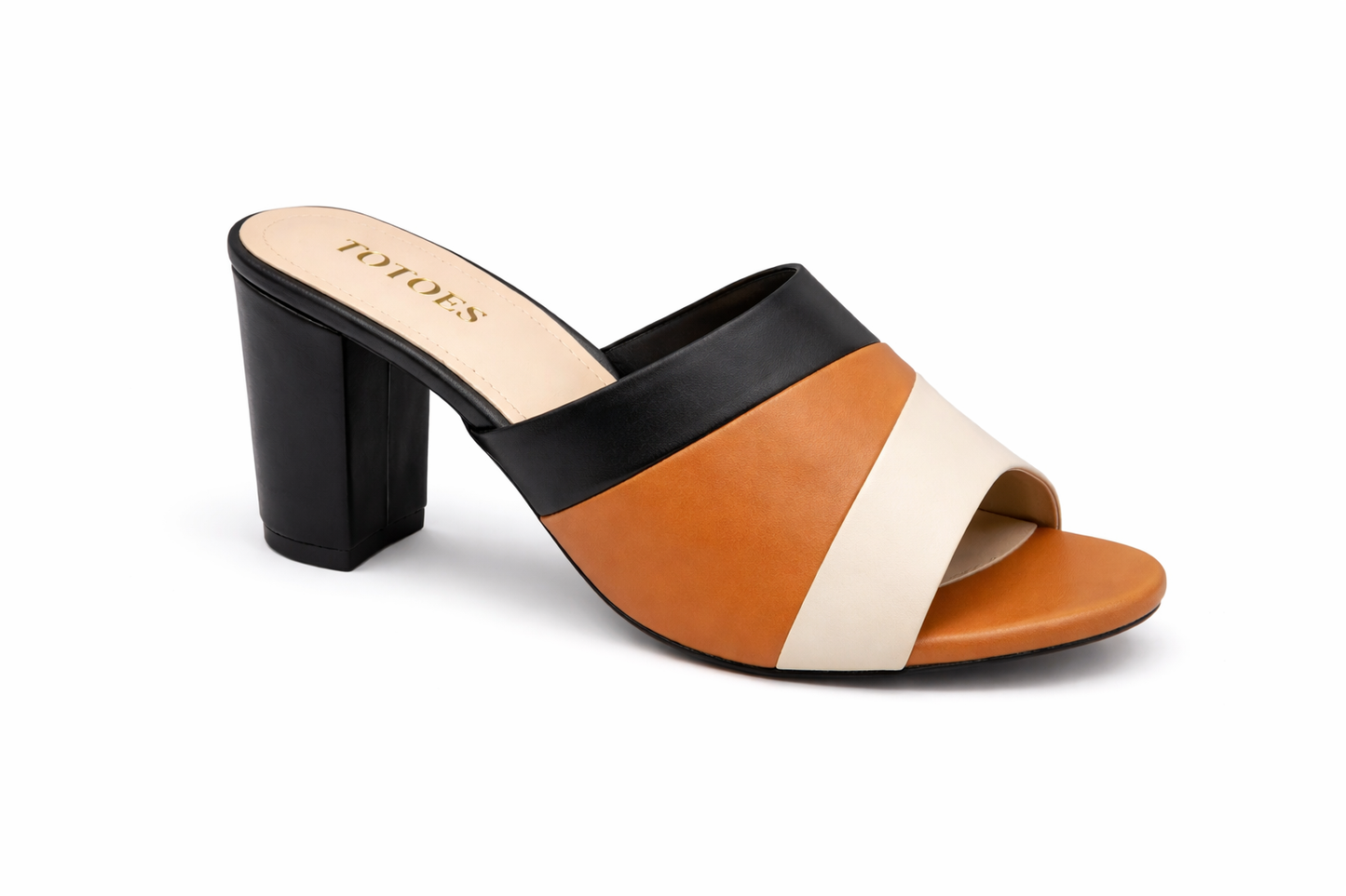 TOTOES Pastel Block Heel Mules