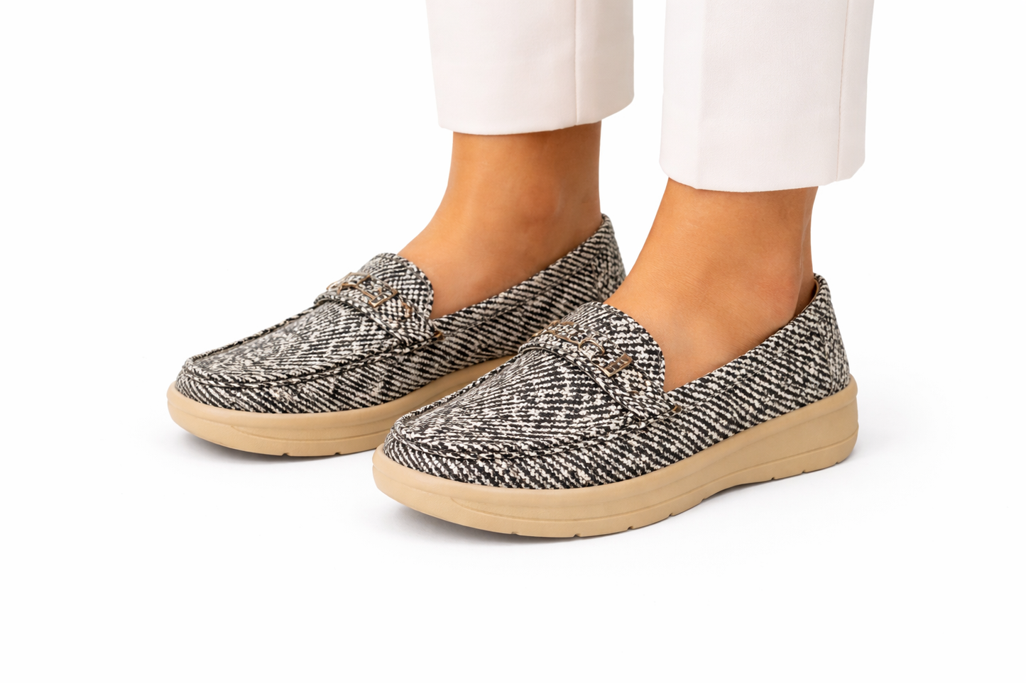 TOTOES Textured Slip-On Loafers
