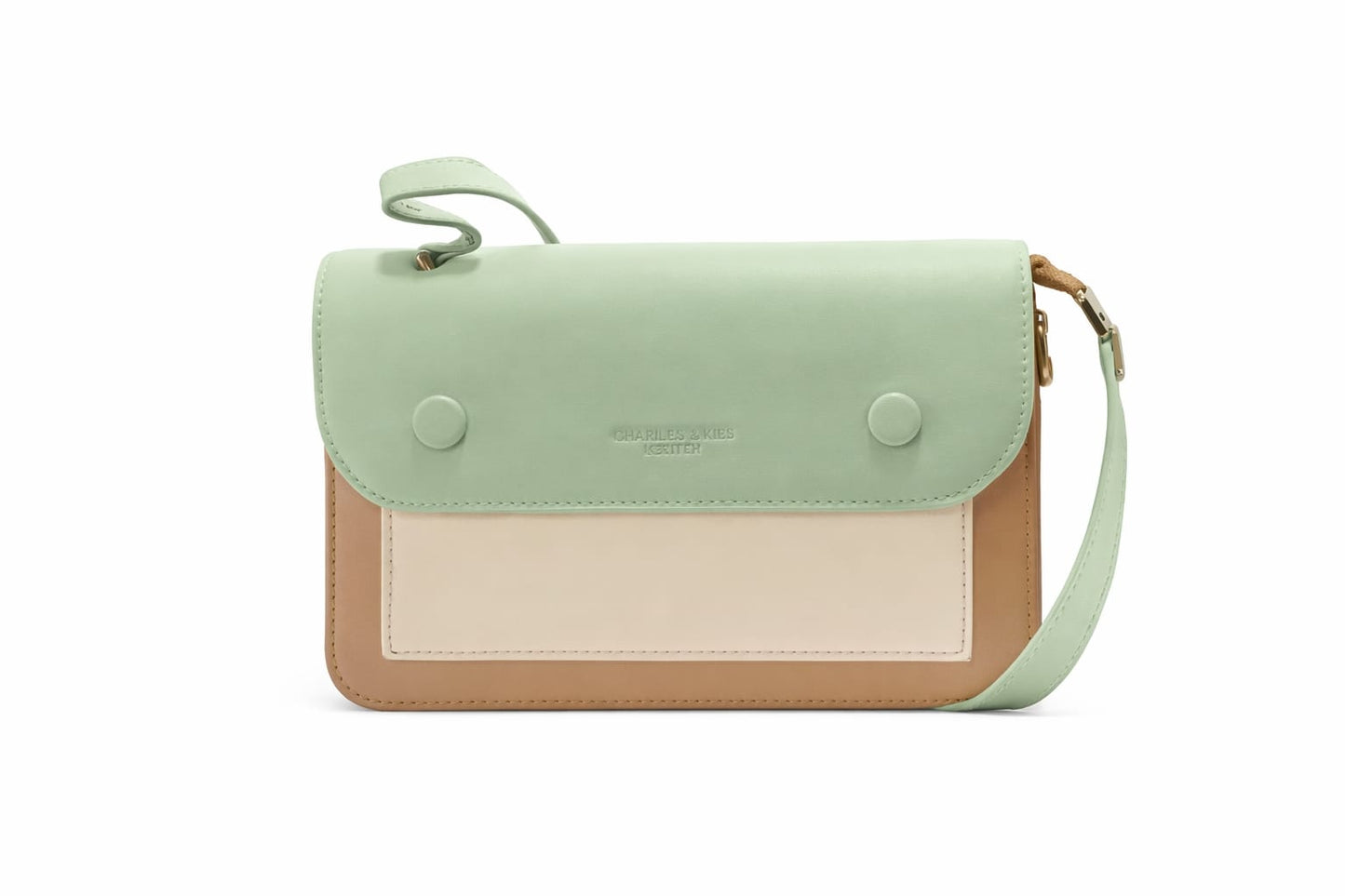 TOTOES Pastel Color Block Top Handle Bag